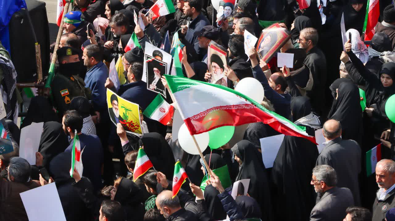حضور حماسی و با شکوه مردم غیور استان آذربایجان شرقی در راهپیمایی روز جهانی قدس