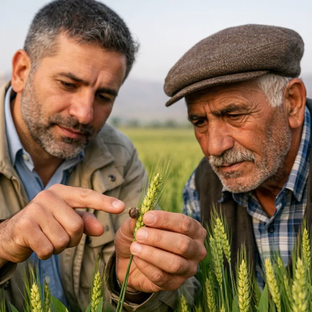 هشدار حفظ نباتات آذربایجان‌شرقی: آغاز ورود سن های زمستان گذران به مزارع غلات و لزوم آماده‌باش کشاورزان