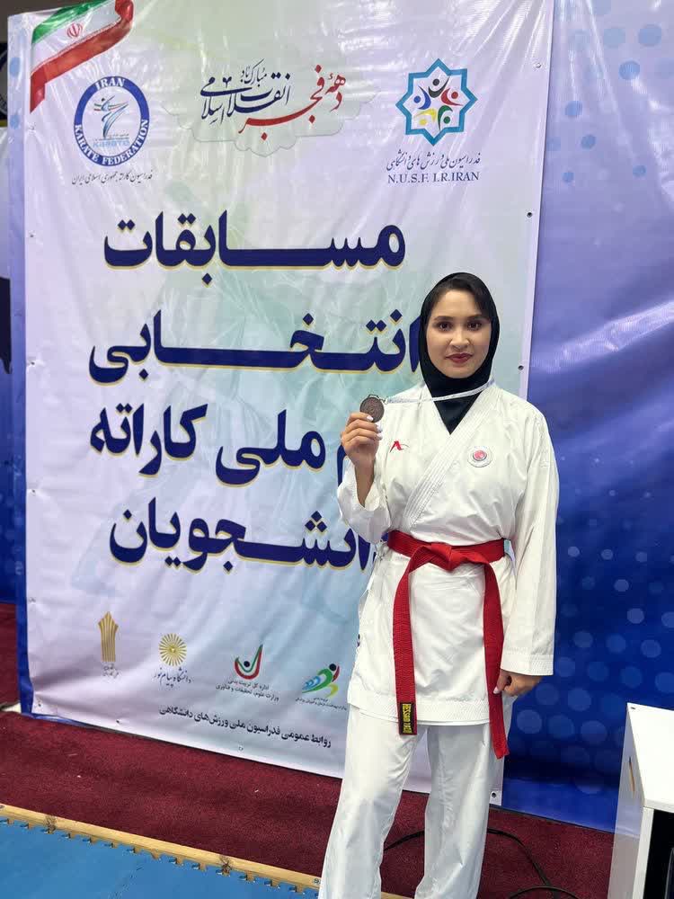 راهیابی دانشجوی دانشگاه تبریز به تیم ملی کاراته دانشجویان