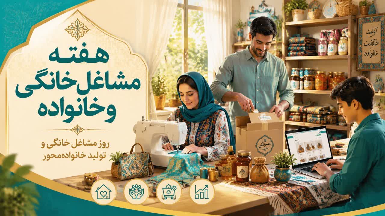 به مناسبت هفته مشاغل خانگی و خانواده